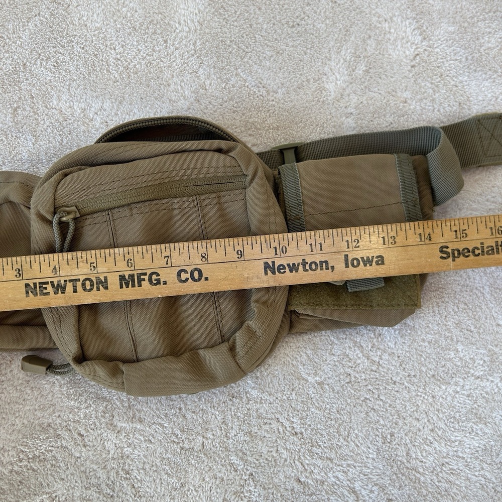 Condor‎ Tactical Fanny Bag Hook Loop Adjustable Waist Pack Brown/Tan EUC - Picture 5 of 6